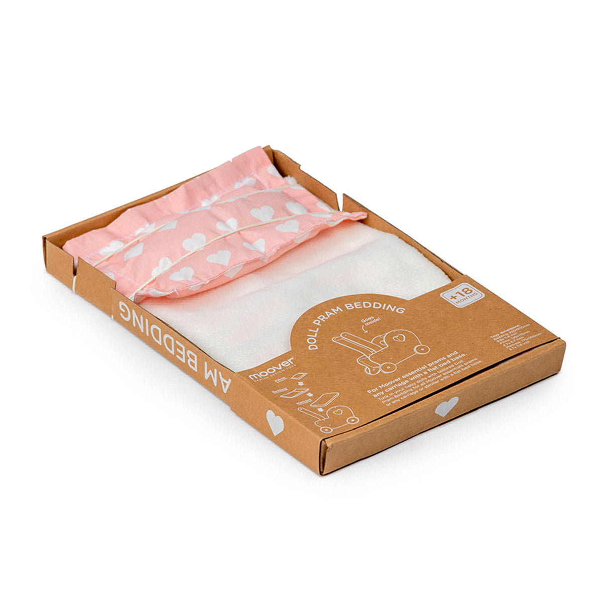 Dolls Pram Bedding Pink Moover Toys Playdreamers
