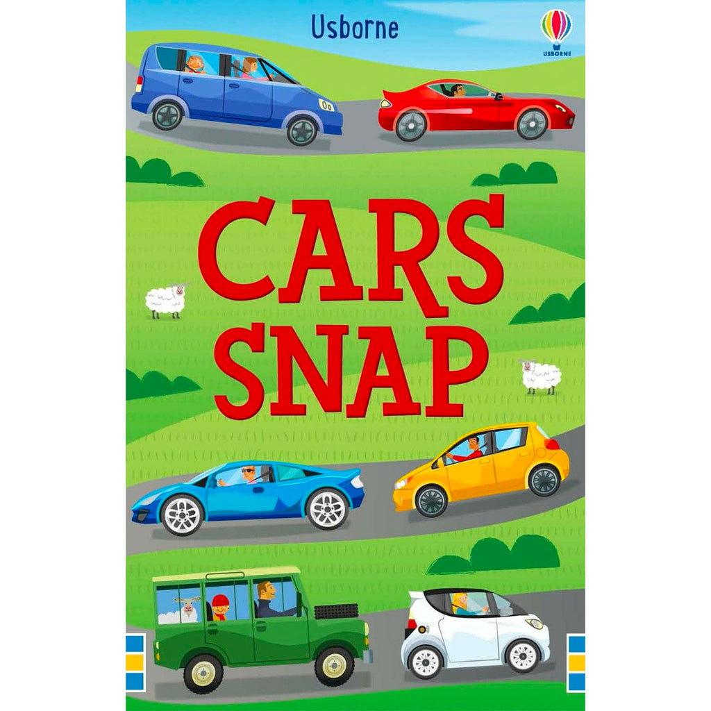 Usborne Snap Cards Cars Box Children Toys NSW Australia Playdreamers