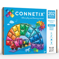 202 Piece Mega Pack | Bright | Connetix Tiles