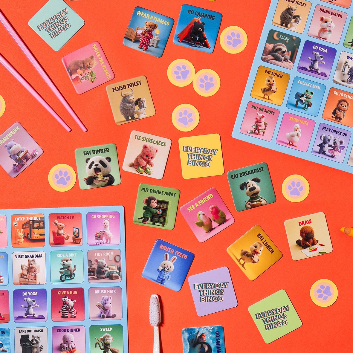 everyday things childrens bingo game journey of something australia playdreamers