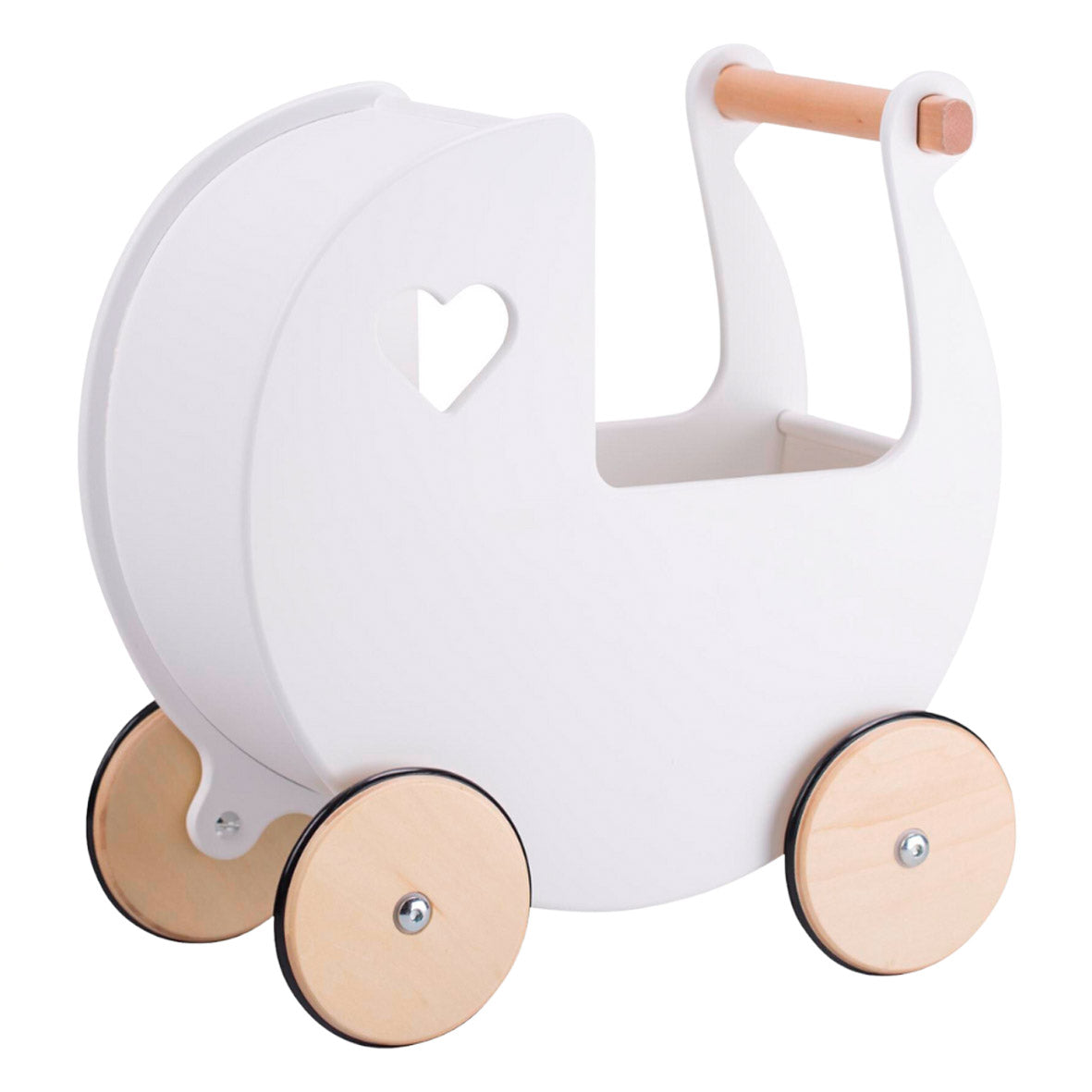 Classic Dolls Pram | White | Moover Toys – Playdreamers