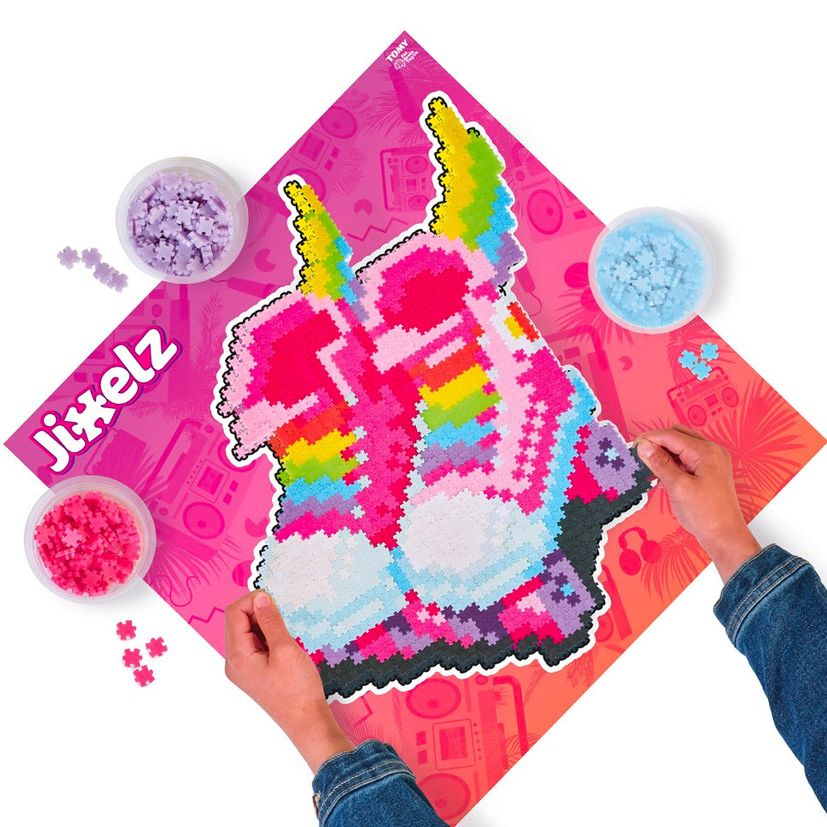 Jixels Patterns Jixelz Rock'n'Roller | 1250 pieces | Tomy – Playdreamers