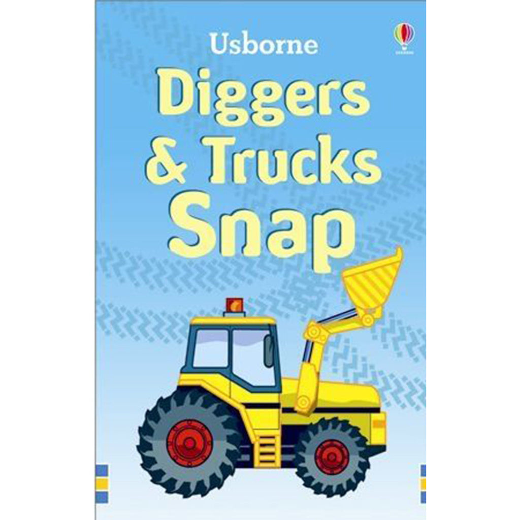 Childrens snap card game by usborne toys in diggers and trucks toys australia playdreamers forster nsw