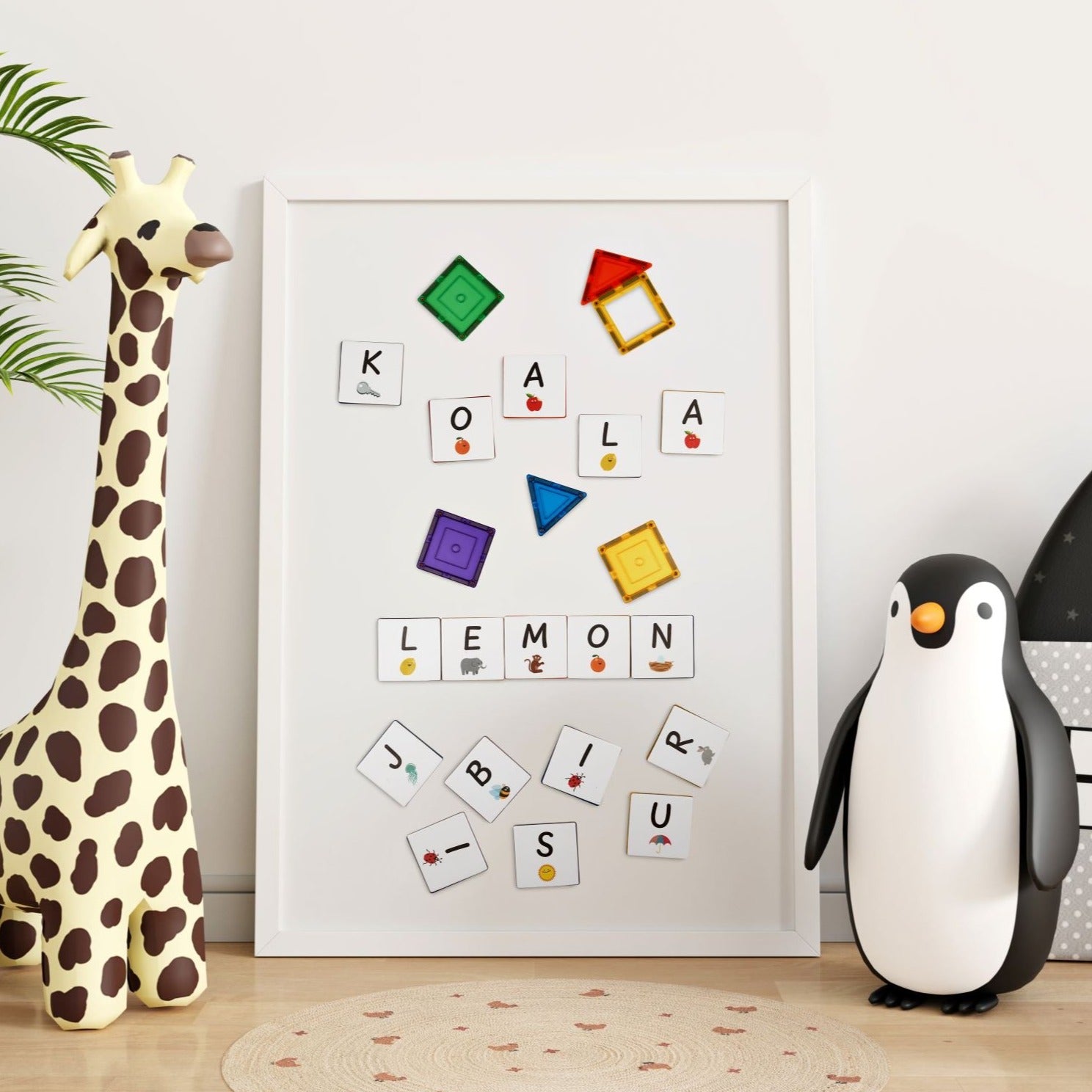 Learn Topper Upper Case Alphabet Tile Toppers | Learn & Grow – Playdreamers