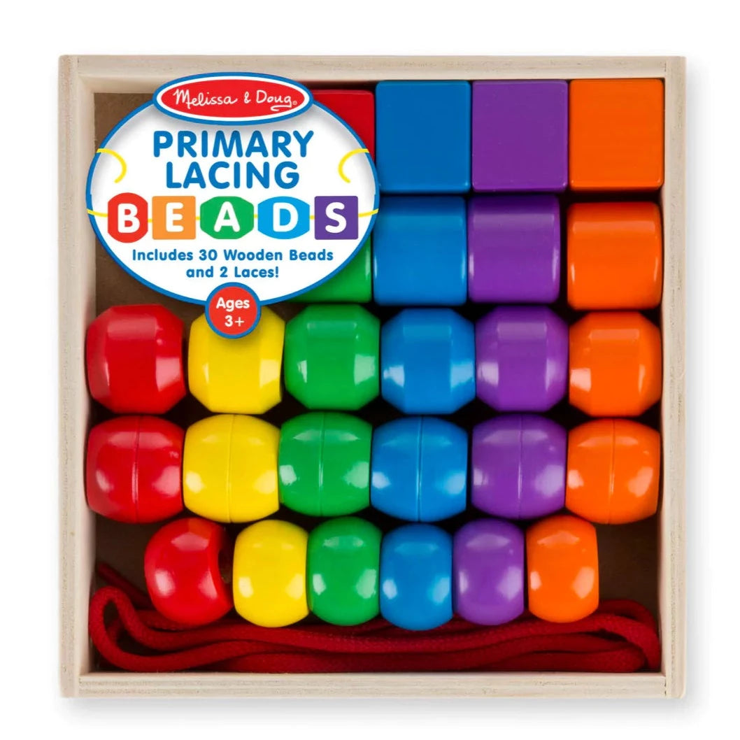 Primary Lacing Beads Melissa Doug Playdreamers