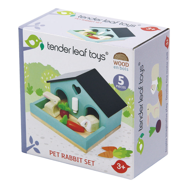 Pet Rabbit & Guinea Pig Set | Tender Leaf Toys – Playdreamers